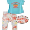 SGI Harley-Davidson® Toddler Girl's Bar & Shield Shirt & Pant Set, Light Blue Kids