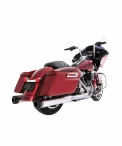 Rhinehart Pipes Rinehart® MotoPro45 4-1/2" Slip-On Mufflers Chrome W/ Black End Cap For Touring 500-0110 8 Rhinehart Pipes Rinehart® MotoPro45 4-1/2