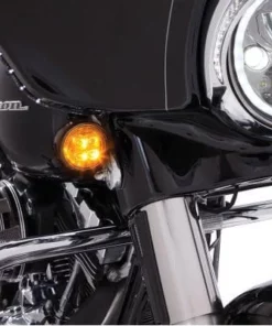 Parts Unlimited Ciro® Front Signal Light Inserts - Black - Amber Lens, 2040-2019 Bike