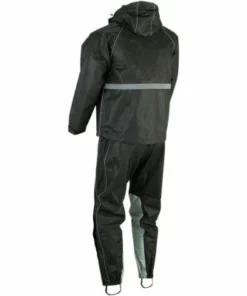 Parts Unlimited Rain Gear Z1R® Women's 2-Piece Rainsuit, Black 2853-0022