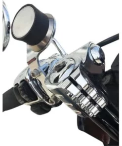 Klock Werks® Chrome IO Device Mount (Perch Mount W/Stock Controls) - 0636-0047 Bike