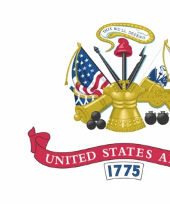 Parts Unlimited Pro Pad® US Army Flag, 6"x9", 0521-0973