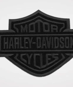Symbol Arts Harley-Davidson® Blackout Bar & Shield Patch, Small Decals & Patches