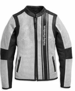 Harley-Davidson® Women's Hideaway Perforated Leather Jacket, 97020-21VW