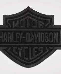 Symbol Arts Harley-Davidson® Blackout Bar & Shield Patch, Medium
