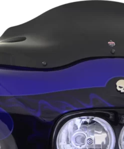 Klock Werks® Black 8" Flare Bagger Windshield, 2310-0196 Windshields