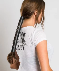 Hair Glove® Diamond Cut-Out Stone W/Crystals Pony Tail