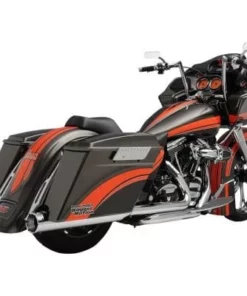 Vance & Hines® Monster Round Muffler - Chrome - '95-'16 FL 1801-0395