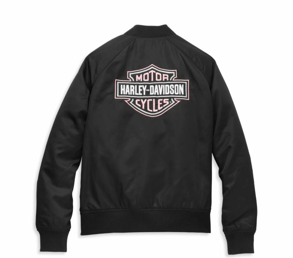 Harley-Davidson® Women's Bar & Shield Bomber Jacket, 97403-22VW 4 Harley-Davidson® Women's Bar & Shield Bomber Jacket, 97403-22VW