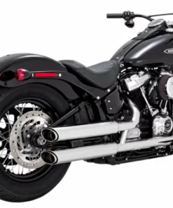Pipes Vance & Hines® Twin Slash Mufflers - Chrome, 1801-1248