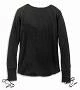 Harley-Davidson Women's Willie G Skull Laced Detail Waffle Knit Top 96214-22VW
