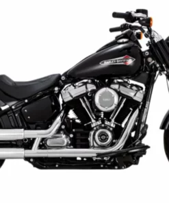 Pipes Vance & Hines® Twin Slash Mufflers - Chrome, 1801-1248