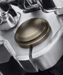 Custom Accessories Harley-Davidson® Brass Steering Stem Bolt Covers, 45800126