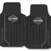 Plasticolor Harley-Davidson® Grey Bar & Shield Elite Series Floor Mats, 1653G Accessories