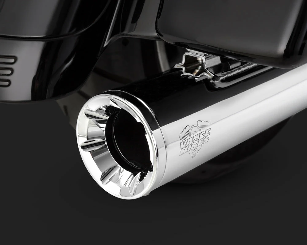 Pipes Vance & Hines® Eliminator 400 Chrome Slip On Exhaust, VH0223 4 Pipes Vance & Hines® Eliminator 400 Chrome Slip On Exhaust, VH0223