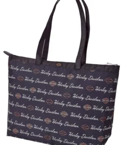 Athalon Harley-Davidson® Women's Signature Bar & Shield Travel Black Tote Bag Bags & Purses