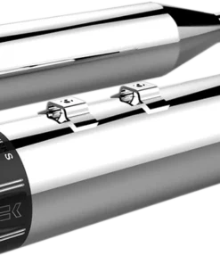Pipes Khrome Werks® Mufflers - Chrome W/ Klassic Tip, 1801-1284