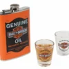 Ace Branded Harley-Davidson® Genuine Oil Can Hip Flask & Shot Glass Gift Set, HDL-18557