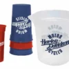 Ace Branded Home Harley-Davidson® Motorcycle Graphics Plastic Pitcher & Plastic Cups Drink Set