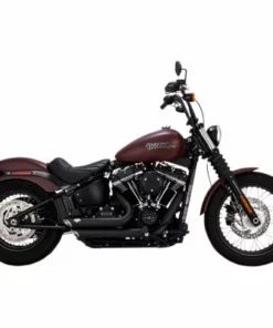 Pipes Vance & Hines® Black Shortshots Staggered Exhaust System, VH0290