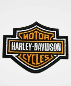 Symbol Arts Harley-Davidson® Orange Bar & Shield Patch, X-Small
