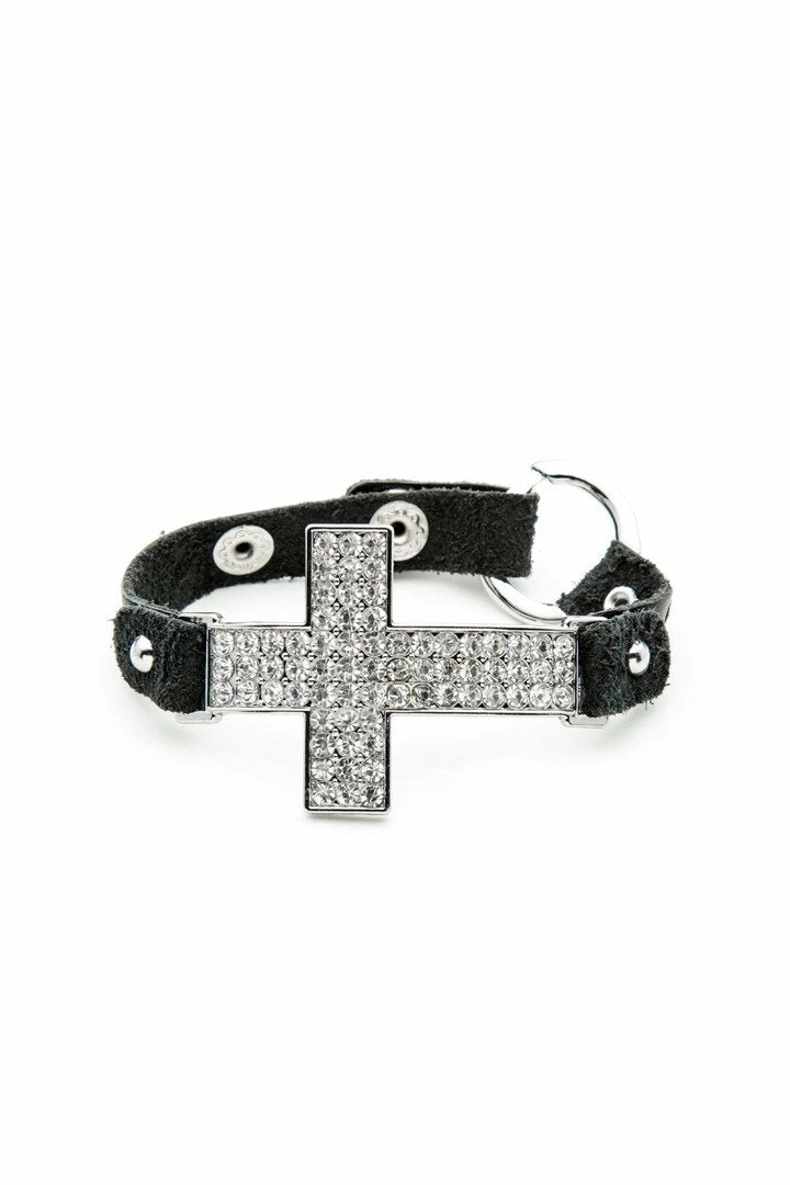 Hair Glove® Silver Crystal Cross Bracelet, 84037 Jewelry 4 Hair Glove® Silver Crystal Cross Bracelet, 84037 Jewelry