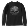 Harley-Davidson® Men's Milwaukee Map Skull Long Sleeve Tee, 96065-22VM