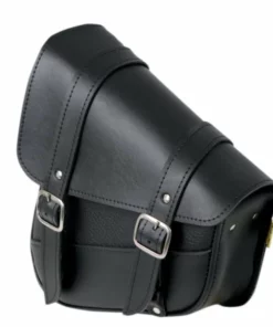 Parts Unlimited Willie & Max Luggage® Swingarm Bag - '00-'17 FLST/FXST - Black, 3501-0793 Bags, Luggage, & Racks