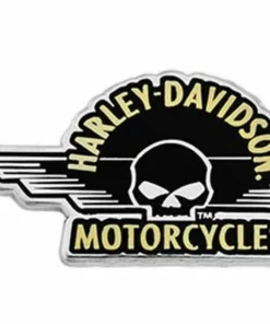 Symbol Arts Harley-Davidson® Willie G Skull W/ Wings Pin, 8009885