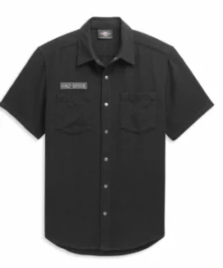 Harley-Davidson® Men's Logo Textured Shirt, 96361-21VM