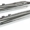 Parts Unlimited Pipes S & S Cycle® M8 FL GNX 4.5" Mufflers - Chrome, 1801-1461