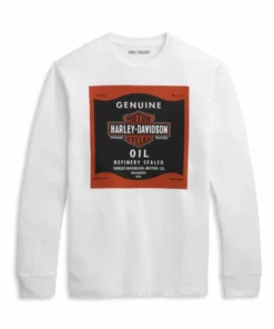 Harley-Davidson® Men's Genuine Oil Can Long Sleeve Tee, 96413-21VM