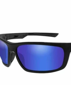 Wiley X Sunglasses & Goggles Harley-Davidson® Men's Gears Sunglasses, Blue Mirror Lenses & Gloss Black Frames
