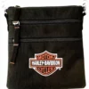 Leather Source Accessory Harley-Davidson® Women's Bar & Shield Black Cotton Clip Bag