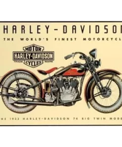 Ande Rooney Home Harley Davidson® 74 Big Twin Embossed Magnet 2010012
