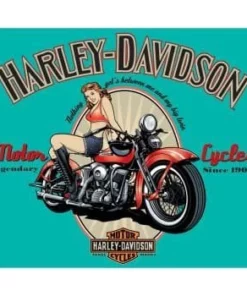 Ande Rooney Home Harley Davidson® Legendary Babe Embossed Tin Sign 2010361