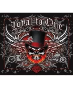 Ande Rooney Harley-Davidson® Loyal To One Skull Magnet 2010482