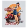 Ande Rooney Harley Davidson® Hot Ticket Babe Embossed Tin Sign 2010511 1 Ande Rooney Harley Davidson® Hot Ticket Babe Embossed Tin Sign 2010511