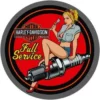 Ande Rooney Harley-Davidson® Spark Plug Babe Embossed Tin Sign, 2011371 Home