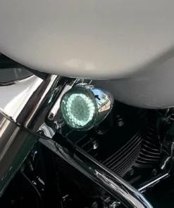 Everything LED® Dual Intensity Amber/White Halo (Pair) Bullet Or Flat Style Lens, AW-HE