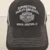 Superstition Harley-Davidson Hats Harley-Davidson® SHD Black Custom Embroidered Bar & Shield Baseball Cap BCCUS0301