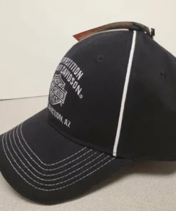 Superstition Harley-Davidson Hats Harley-Davidson® SHD Black Custom Embroidered Bar & Shield Baseball Cap BCCUS0301