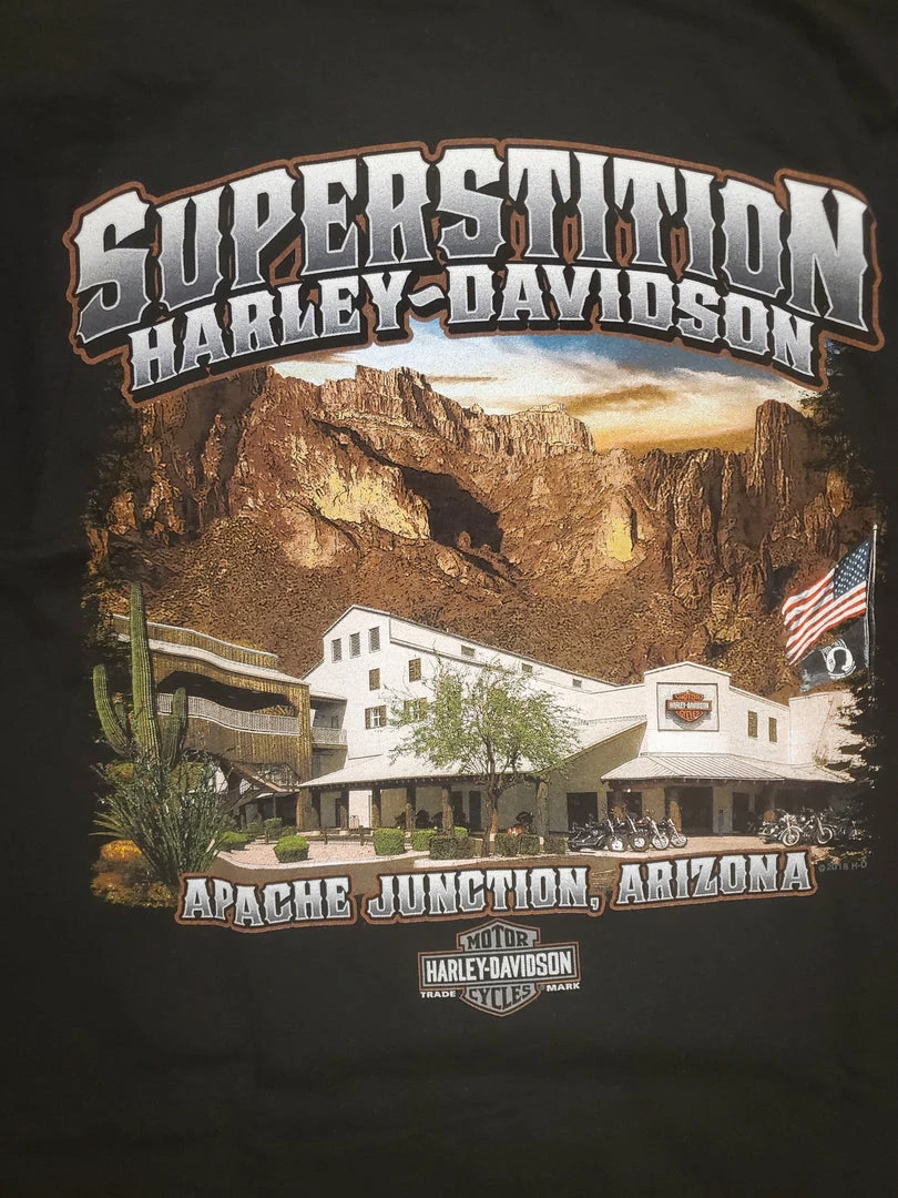 Superstition Harley-Davidson Harley-Davidson® Men's Label Genuine Long Sleeve Tee, Black 4 Superstition Harley-Davidson Harley-Davidson® Men's Label Genuine Long Sleeve Tee, Black
