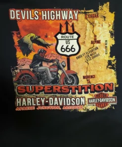 Superstition Harley-Davidson Harley-Davidson® Men's Classic Rock Devil's Highway Tank Top, Black Dealership T-Shirts