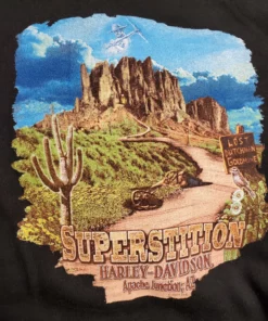Superstition Harley-Davidson Harley-Davidson® Women's Wow Dirt Road Pull-Over Hoodie, Black Sweater & Hoodies