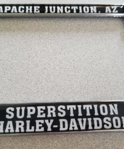 Global Products Bike Harley-Davidson® SHD Custom Motorcycle Plate Frame, 7.5" X 5"