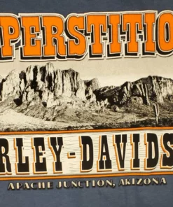 Superstition Harley-Davidson Dealership T-Shirts Harley-Davidson® Men's Ball & Chain Tank Top, Navy