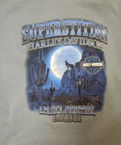 Superstition Harley-Davidson Sweater & Hoodies Harley-Davidson® Women's Washed Willie G Zip-Up Hoodie, Blue