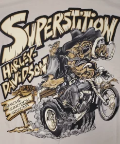 Superstition Harley-Davidson Harley-Davidson® Men's Fink Hog Long Sleeve T-Shirt, Sand