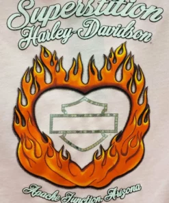 Superstition Harley-Davidson Dealership T-Shirts Harley-Davidson® Women's Emblem Short Sleeve Tee, Pink